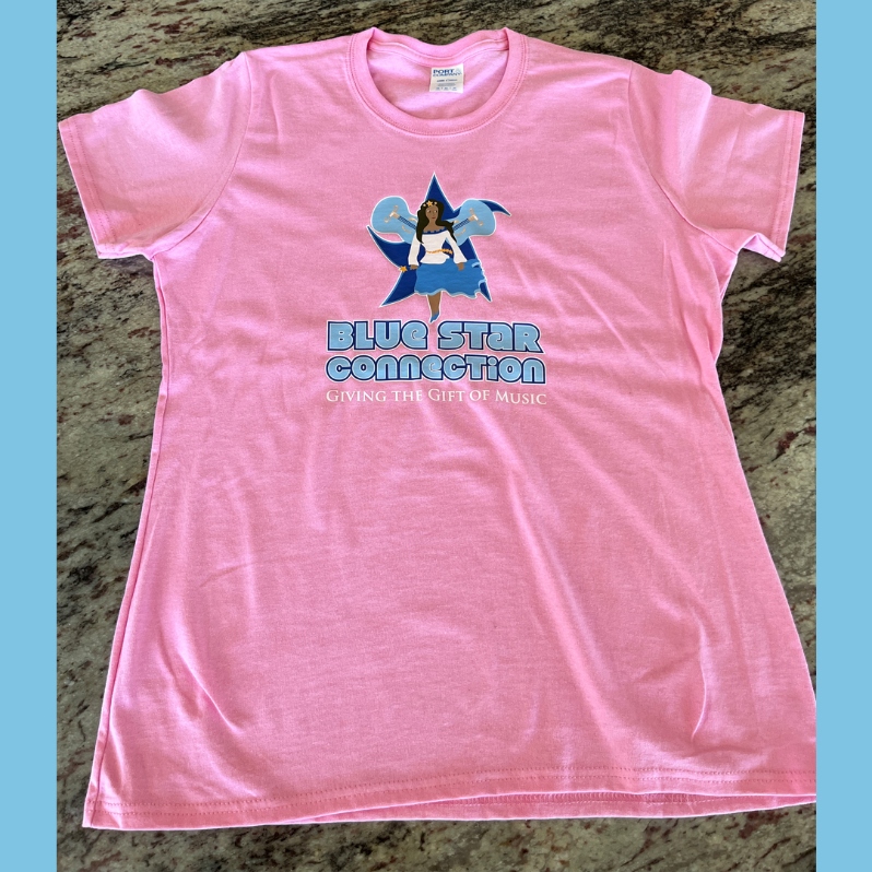 BLUE STAR CONNECTION LADIES PINK T-SHIRT
